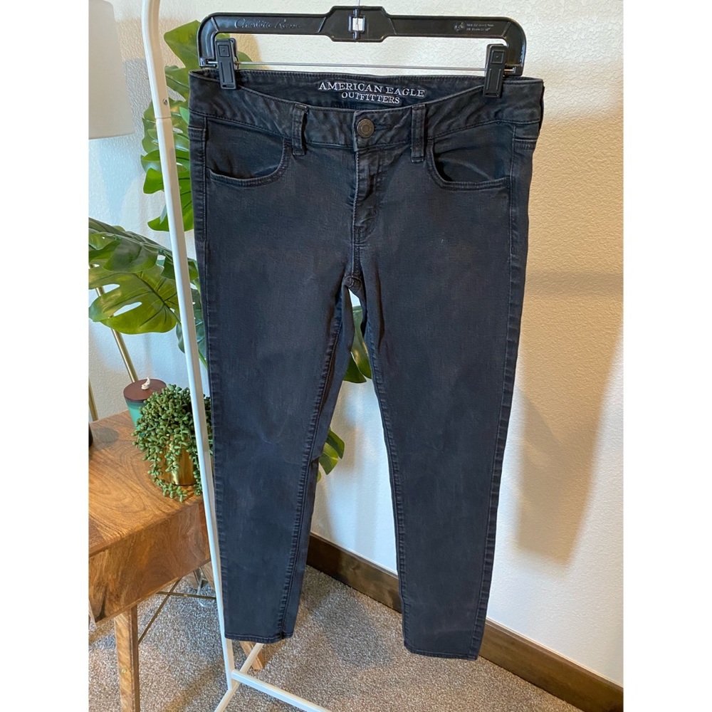 Black American Eagle Jegging